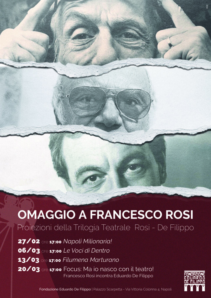 Locandina Ciclo "Omaggio a Francesco Rosi"