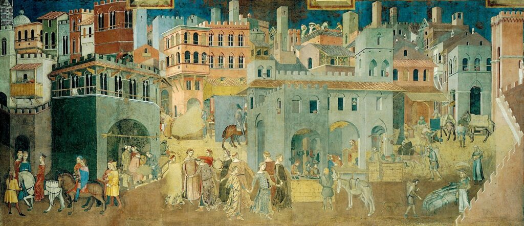 Lorenzetti Ambrogio Effeti del buon governo in citta